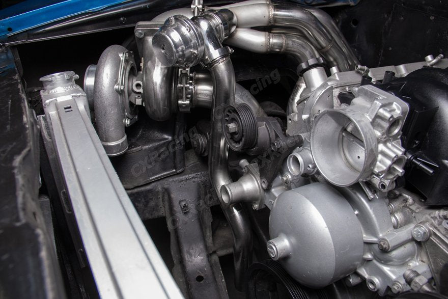 CX Racing 1967-1969 Camaro LS Twin Turbo GT35 Hot Side Kit