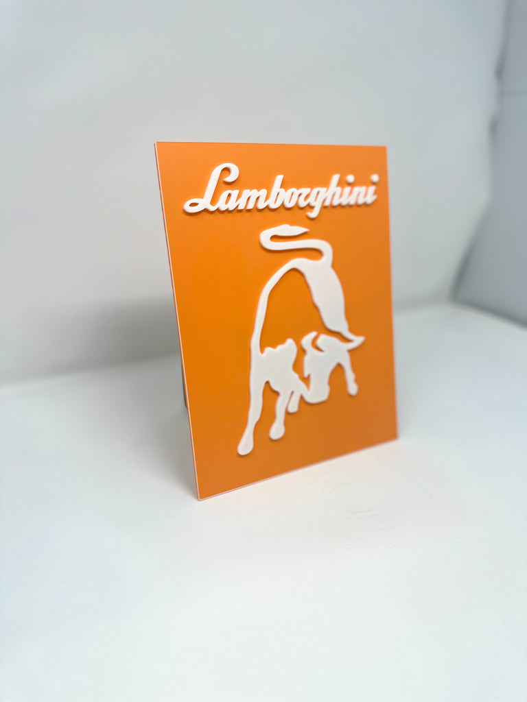 Lamborghini Bull Sign Wall Decor Art Ornament