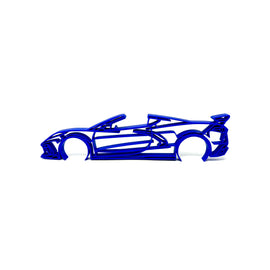 Chevrolet C8 Corvette HTC Convertible Silhouette Desk Decor Wall Art