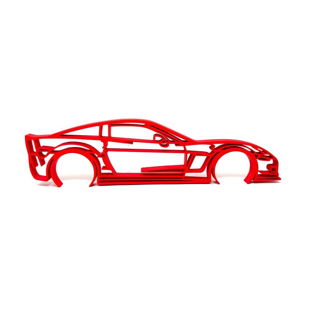 Chevrolet C6 Corvette Silhouette Desk Decor Wall Art