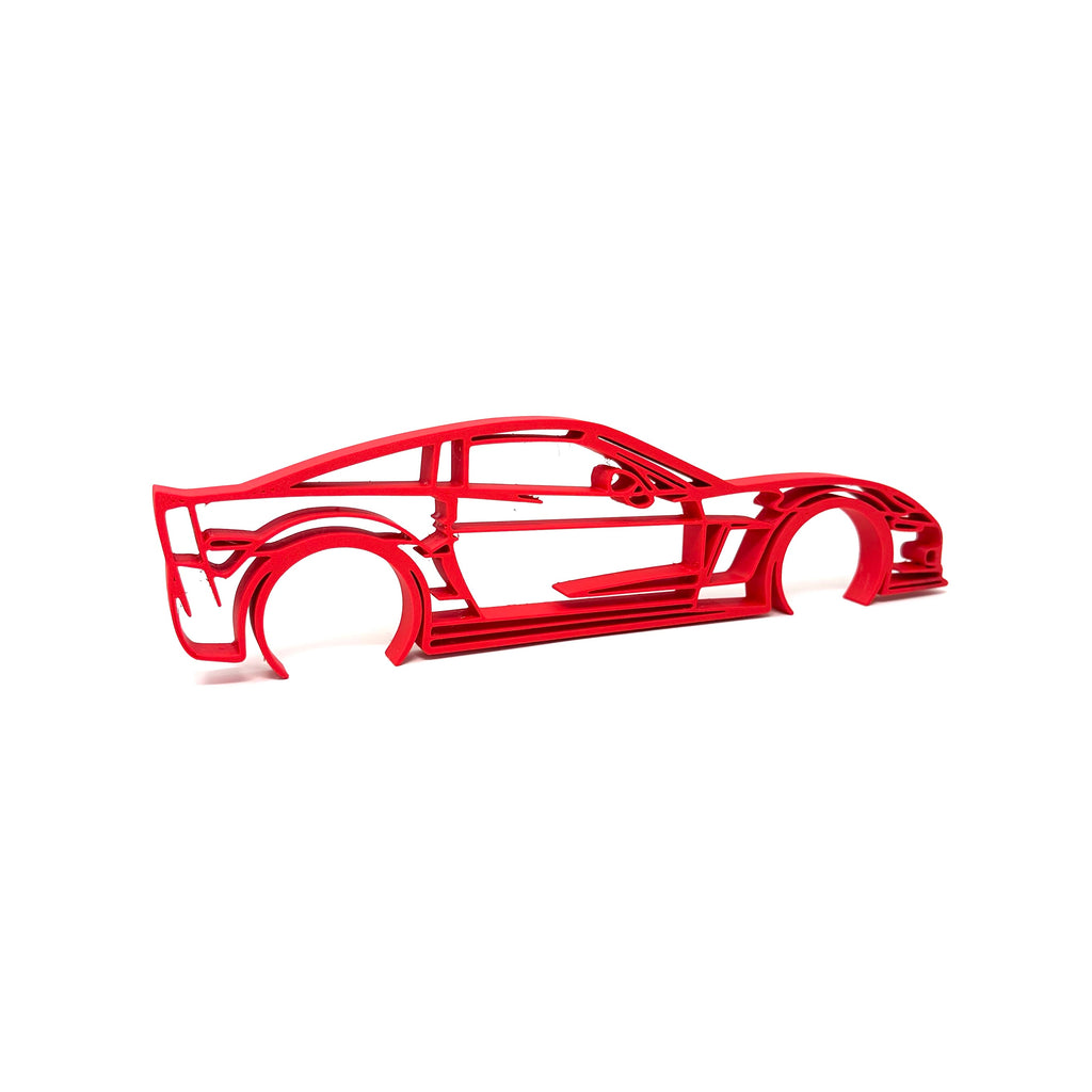 Chevrolet C6 Corvette Silhouette Desk Decor Wall Art