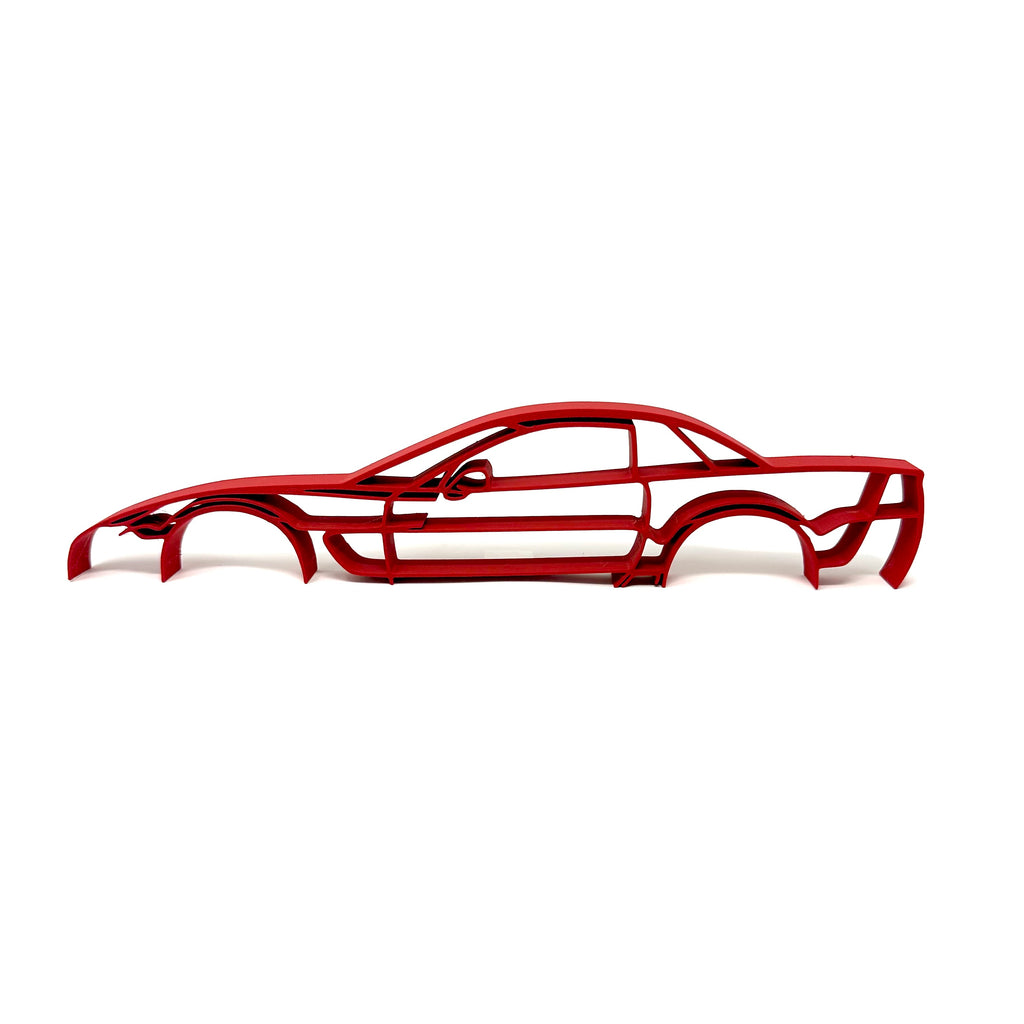 Chevrolet C5 Corvette Silhouette Desk Decor Wall Art