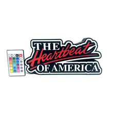 Load image into Gallery viewer, Chevrolet Heartbeat of America LED Light Up Sign