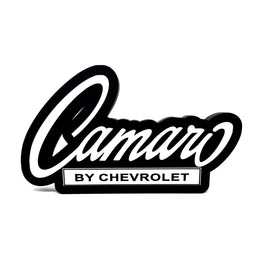 Camaro by Chevrolet Old School Badge 3D Sign