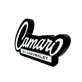 Camaro by Chevrolet Old School Badge 3D Sign