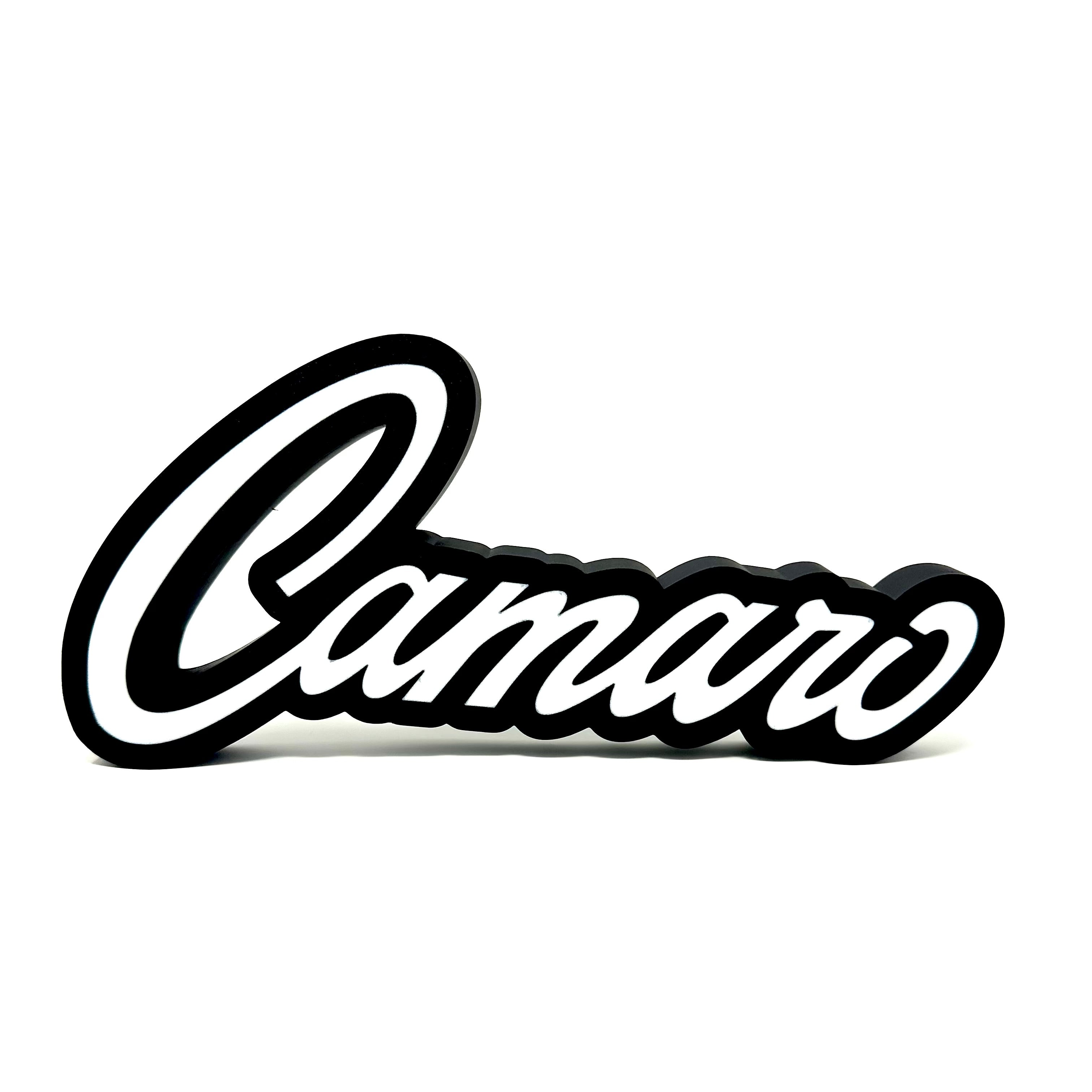 Camaro Old School Emblem 3D Sign
