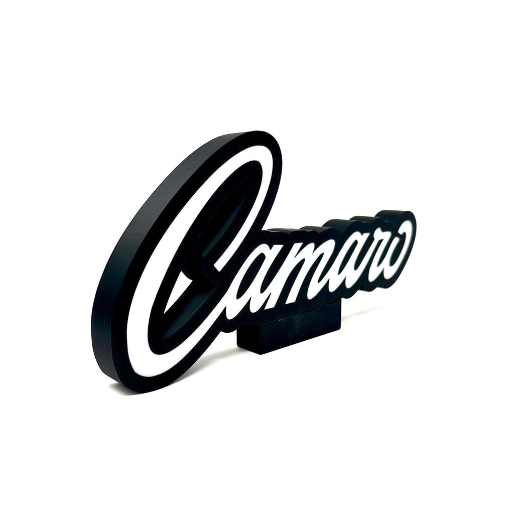 Camaro Old School Emblem 3D Sign