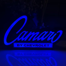 Load image into Gallery viewer, Chevy Camaro Emblem LED Light Up Sign