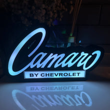 Load image into Gallery viewer, Chevy Camaro Emblem LED Light Up Sign