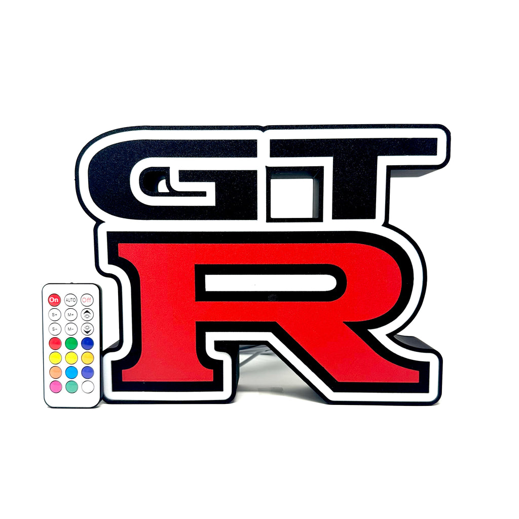 Nissan GTR Logo LED Light Up Sign – Rated R Motorsports Inc