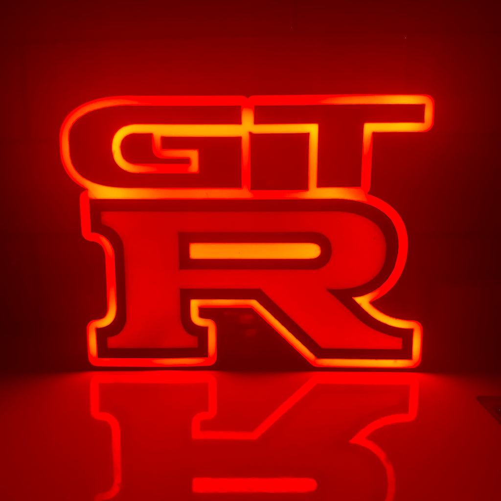 Nissan GTR Logo LED Light Up Sign