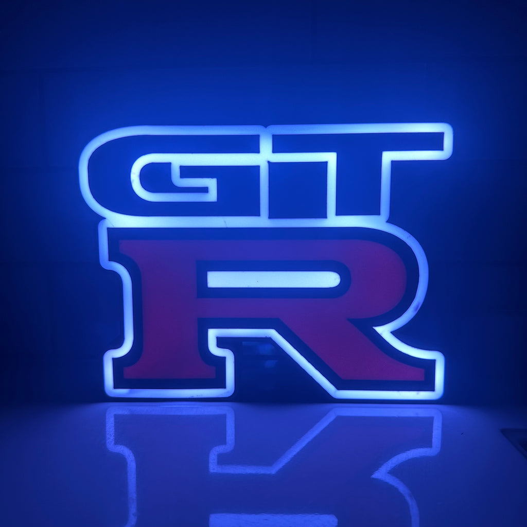 Nissan GTR Logo LED Light Up Sign