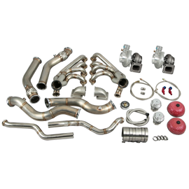 CX Racing 1967-1969 Camaro LS Twin Turbo Hot Side Kit & GT35 Turbos