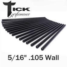 Load image into Gallery viewer, Tick Performance GM LS Hardened Pushrod Set 5/16 Diameter .105 Wall