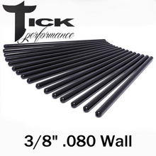 Load image into Gallery viewer, Tick Performance GM LS Hardened Pushrod Set 3/8 Diameter .080 Wall