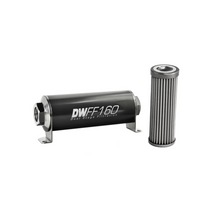 Load image into Gallery viewer, DeatschWerks 40 Micron In Line Fuel Filter 160mm