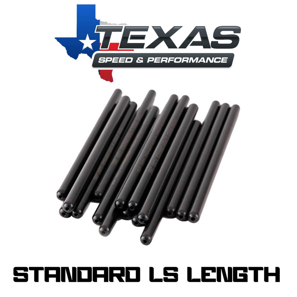 Texas Speed Chromoly 5/16" 7.400" Hardened Pushrod Set LS STANDARD SIZE