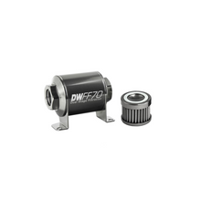 Load image into Gallery viewer, DeatschWerks 40 Micron In Line Fuel Filter 70mm