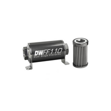 Load image into Gallery viewer, DeatschWerks 40 Micron In Line Fuel Filter 110mm