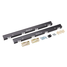 Load image into Gallery viewer, Edelbrock Gen 3 LS Fuel Rail Kit -6an For Victor Jr Black