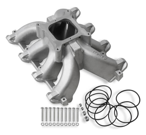 Holley LS1 LS2 Single Palne 4150 Split Design Race Carbureted Intake Manifold Satin