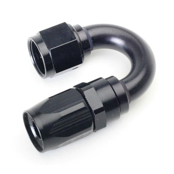 BTR AN Fitting 180° -10AN Hose End Black