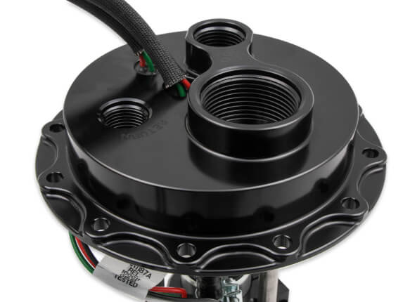 Holley Fuel Cell EFI Pump Module Assembly 12 Bolt Flange With Single VR Brushless Fuel Pump