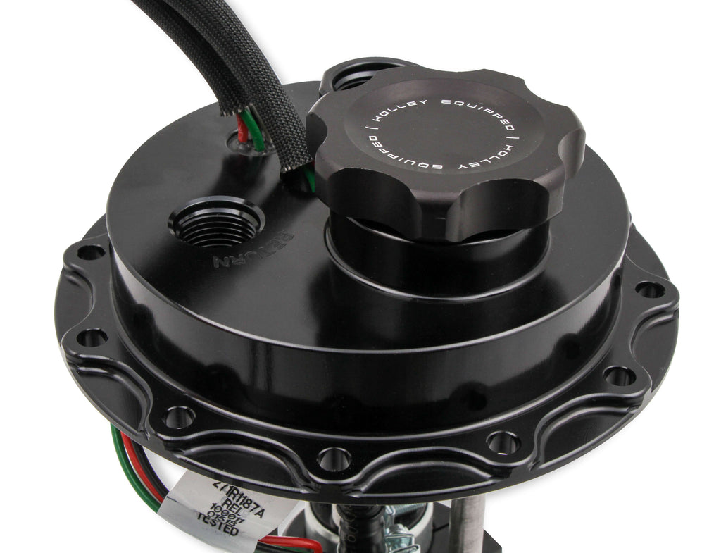 Holley Fuel Cell EFI Pump Module Assembly 12 Bolt Flange With Dual VR Brushless Fuel Pumps