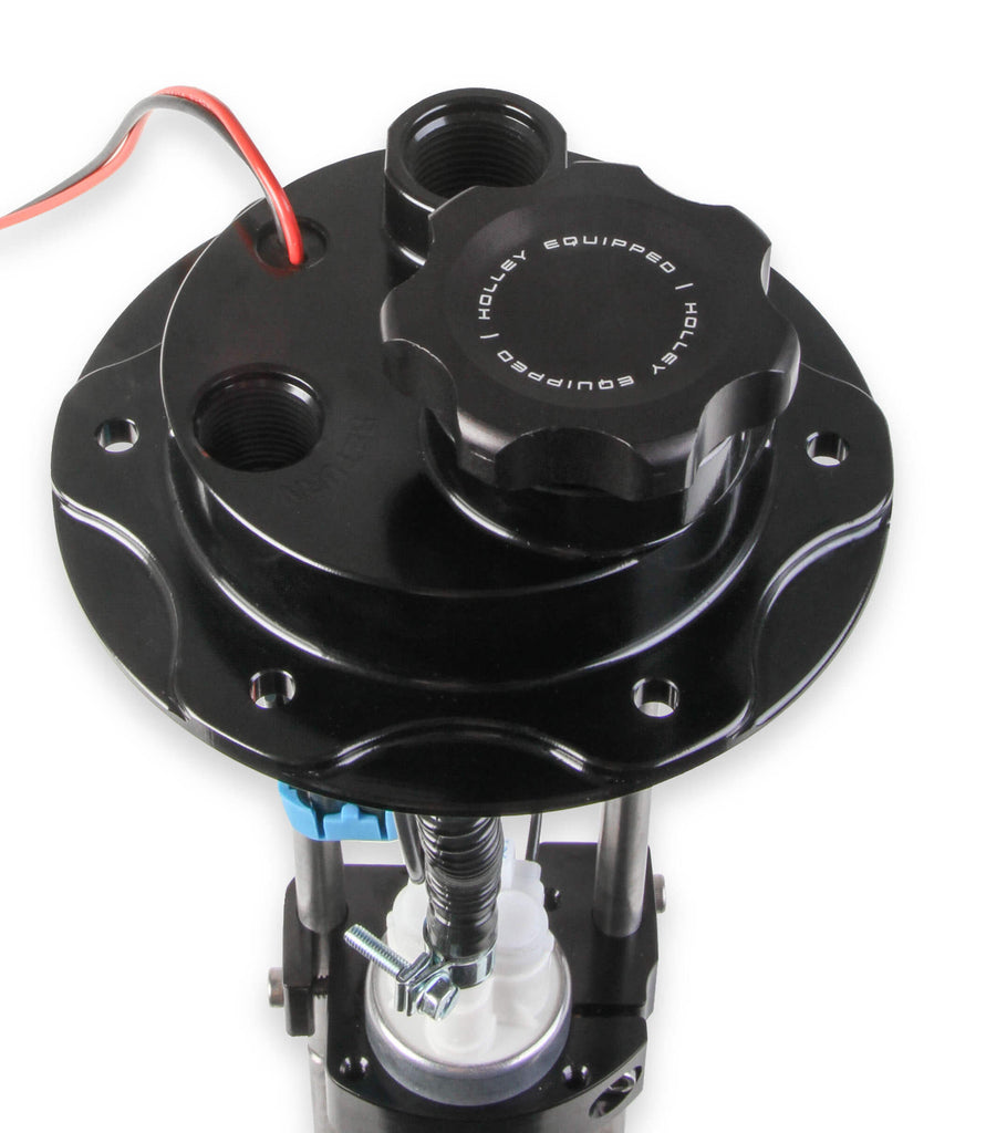 Holley Fuel Cell EFI Pump Module Assembly 6 Bolt Flange With Dual VR Brushless Fuel Pumps