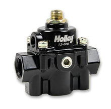 Cargar imagen en el visor de la galería, Regulador de presión de combustible Holley Die Cast EFI By Pass, color negro