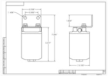 Cargar imagen en el visor de la galería, Filtro de combustible de cartucho de 100 micrones de Aeromotive