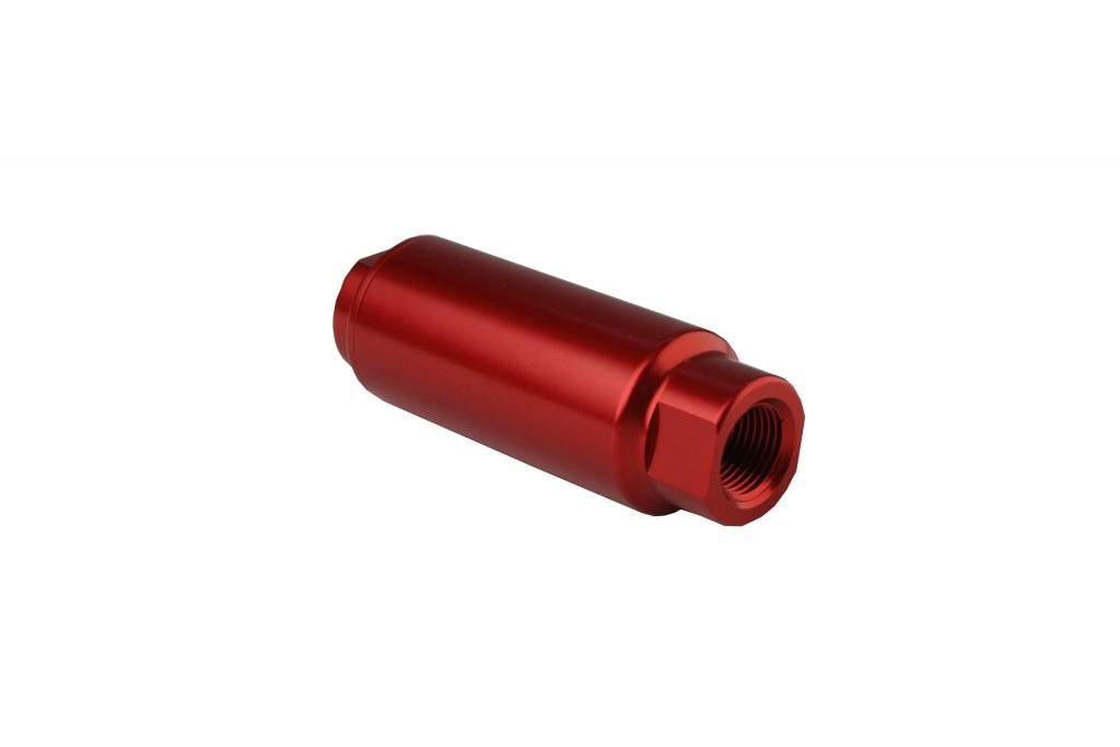 Aeromotive 100 Micron Fuel Filter Red