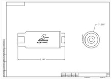 Cargar imagen en el visor de la galería, Filtro de combustible Aeromotive de 40 micrones, color rojo