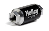 Filtro de combustible Holley Billet de 100 micrones y 100 GPH, 3/8