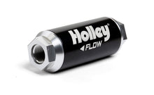 Load image into Gallery viewer, Holley 10 Micron 260 GPH Billet Fuel Filter -12an