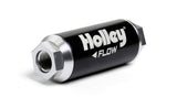 Holley 100 Micron 260 GPH Billet Fuel Filter -12an