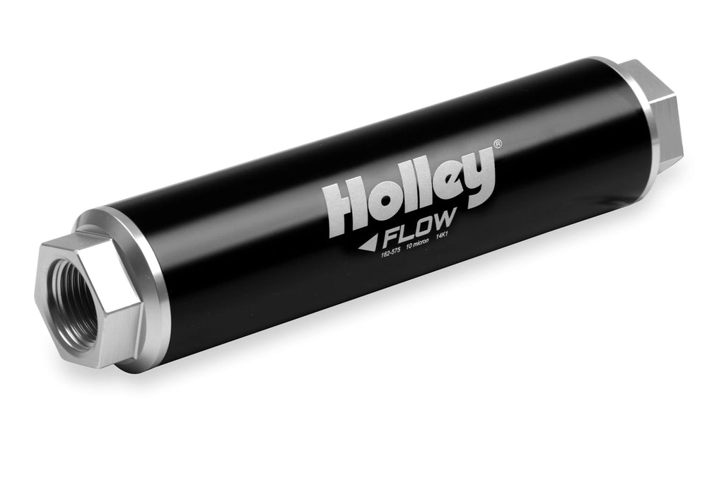 Holley VR Series 10 Micron 460 GPH Billet Fuel Filter -12an