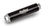 Filtro de combustible Holley serie VR de 100 micrones y 460 GPH, 12 anillas