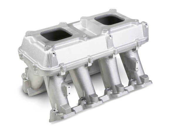 Holley LS3 Hi-Ram 2 x 4150 Carbureted Intake Manifold Satin