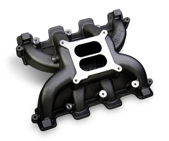 Holley LS1 LS2 Dual Plane Carbureted Intake Manifold Black