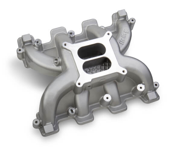 Holley LS1 LS2 Dual Plane Carbureted Intake Manifold Satin