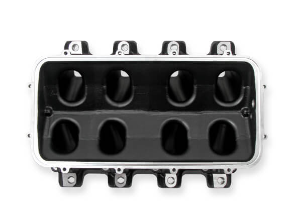 Holley LS1 LS2 Hi-Ram EFI Lower Manifold Black