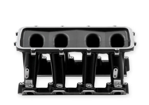 Holley LS1 LS2 Hi-Ram EFI Lower Manifold Black