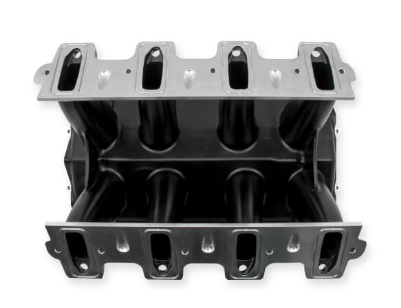 Holley LS1 LS2 Hi-Ram EFI Lower Manifold Black