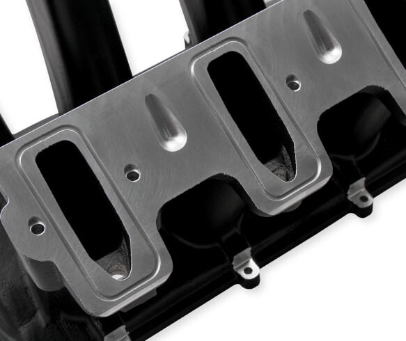 Holley LS1 LS2 Hi-Ram EFI Lower Manifold Black