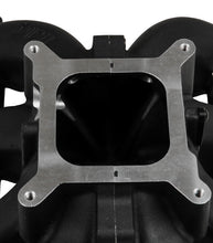 Cargar imagen en el visor de la galería, Colector de admisión EFI de carrera con diseño dividido Holley LS1 LS2 Single Palne 4150, color negro