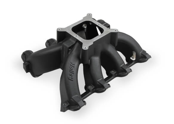 Holley LS1 LS2 Single Palne 4150 Split Design Race Carbureted Intake Manifold Black