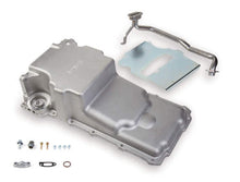 Load image into Gallery viewer, Holley LS Retro Fit Oil Pan Additional Front Clearance Satin