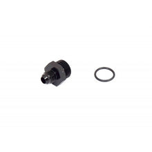 Cargar imagen en el visor de la galería, Adaptador BTR AN a ORB, conector -10 ORB a -6AN, color negro