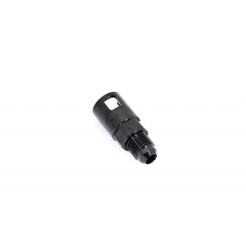 BTR Quick Connect Fitting 3/8" Quick Connect to -6AN Male Black